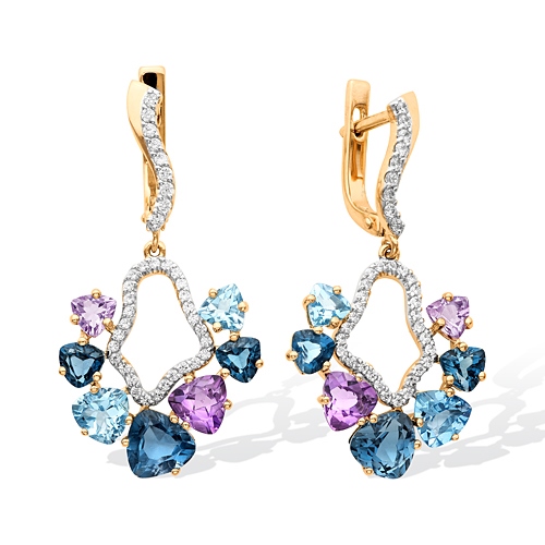 Серьги С122-1369М4